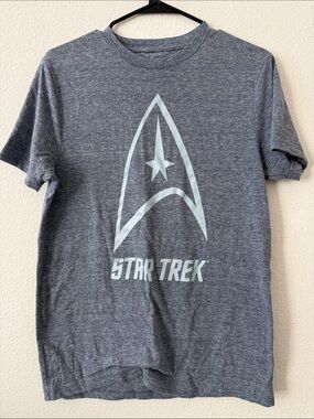 Star Trek Men's Short Sleeve Tee in Heather Gray